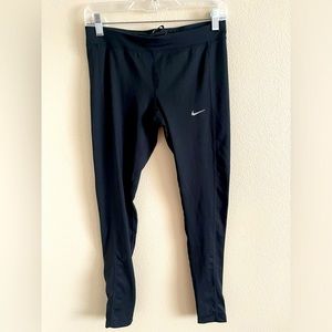 Nike Dri Fit Women Workout Leggings w/ Bottom‎ Zippers size Medium